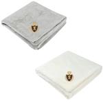 HH8008 Faux Fur Throw Blanket With Embroidered Custom Imprint